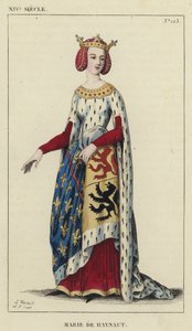 XIV Jahrhundert, Marie de Haynaut von French School