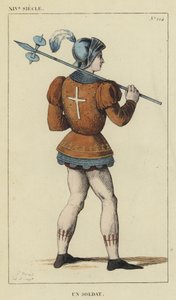 XIV Jahrhundert, Ein Soldat von French School