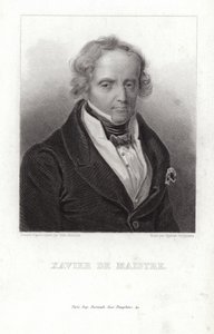 Xavier de Maistre, französischer Soldat und Autor von French School