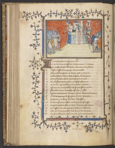 Yates Thompson 35 f. 80v Einnahme von Valonges, aus 
