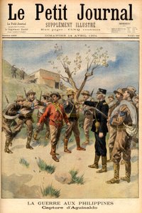 Verhaftung des Freiheitskämpfers Emilio Aguinaldo - Titelseite der Zeitung „Le Petit Journal“ vom 14. April