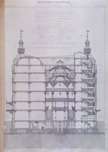 Kaufhaus Le Printemps in Paris: Querschnittsarchitektur von French School