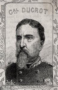 Porträt des französischen Generals Auguste-Alexandre Ducrot - 1870-71 von French School