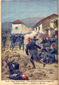 Der Griechisch-Türkische Krieg von 1897 (der Dreißigtagekrieg) - Eine der ersten Schlachten in Thessalien