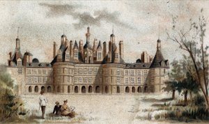 Ansicht des Schlosses Chambord (Loir-et-Cher)