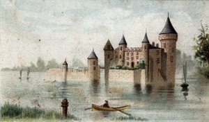 Ansicht des Château de la Brède (Gironde)