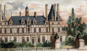 Ansicht des Schlosses Rosny (Seine-et-Oise)