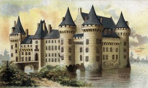 Ansicht des Schlosses von Sully (Loiret)