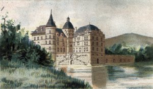 Ansicht des Schlosses Vizille en Isère