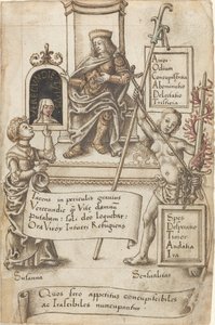"Immer die Bettwäsche zusammenlegen" [fol. 41 recto] von French early 16th Century