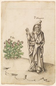 "Iss keine Bohnen" [fol. 25 recto] von French early 16th Century
