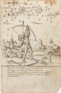 "Du schießt auf den Himmel" [fol. 9 recto] von French early 16th Century