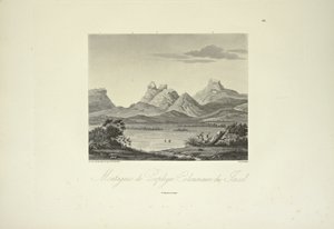Berge aus säulenförmigem Porphyr, Jacal, Illustration aus 