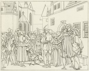 Illustration zu Goethes Faust von Friedrich August Moritz Retzsch