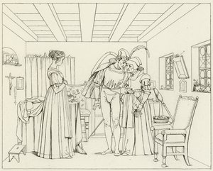Illustration zu Goethes Faust von Friedrich August Moritz Retzsch