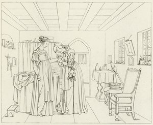 Illustration zu Goethes Faust von Friedrich August Moritz Retzsch