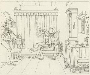 Illustration zu Goethes Faust von Friedrich August Moritz Retzsch