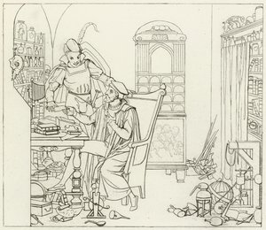 Illustration zu Goethes Faust von Friedrich August Moritz Retzsch