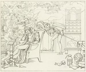 Illustration zu Goethes Faust von Friedrich August Moritz Retzsch