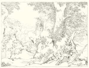 Illustration zu Schillers Lied von der Glocke von Friedrich August Moritz Retzsch