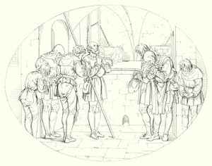 Illustration für Schillers Lied von der Glocke (Gravur) von Friedrich August Moritz Retzsch