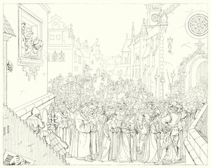 Illustration zu Schillers Lied von der Glocke von Friedrich August Moritz Retzsch