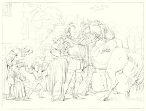 Illustration zu Schillers Lied von der Glocke von Friedrich August Moritz Retzsch