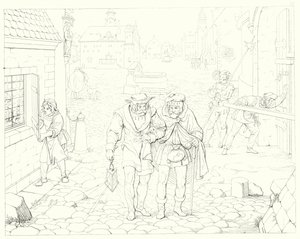 Illustration zu Schillers Lied von der Glocke von Friedrich August Moritz Retzsch