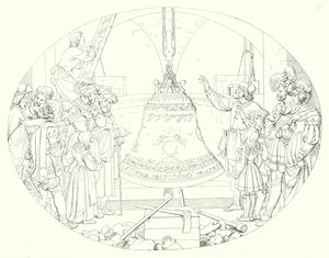 Illustration zu Schillers Lied von der Glocke von Friedrich August Moritz Retzsch