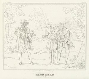 König Lear, Akt IV, Szene 6 von Friedrich August Moritz Retzsch