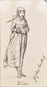 Personifizierung des Winters von Friedrich August von Kaulbach