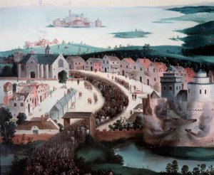 Interview von François I und Heinrich VIII im Camp du Drap d