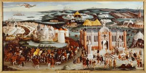 Treffen von Franz I. von Frankreich und Heinrich VIII. von England am Camp du Drap d