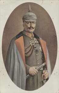 Reproduktion nach einem gemalten Porträt von Wilhelm II. von R. Grabendorff von Friedrich Bruckmann
