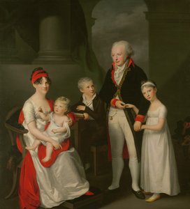 Marc Andre Souchay (1759-1814) und seine Familie, ca. 1805 von Friedrich Carl Groger
