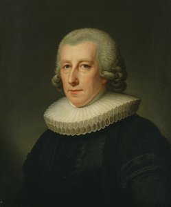 Porträt von Pastor Johann Bernhard Klefeker von Friedrich Carl Groger