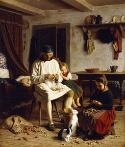 Hausarbeiten der Familie