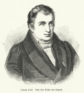 Ludwig Tieck, deutscher Dichter und Kritiker von Friedrich Eduard Eichens