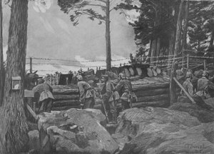 Erster Weltkrieg: Deutsche Soldaten kämpfen in den Vogesen