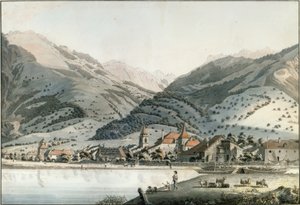 Die Stadt Villeneuve von Friedrich Georg Wexelberg