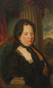 Kaiserin Maria Theresia in Trauertracht von Friedrich Hasslwander