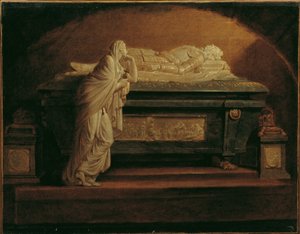 Das Grabmal Kaiser Leopolds II. von Franz Anton Zauner in der Augustinerkirche von Friedrich Heinrich Fuger