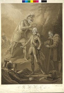 König Rudolf I. von Habsburg krönt Erzherzog Karl von Friedrich Heinrich Fuger