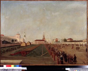 Der Rote Platz in Moskau von Friedrich Hilferding