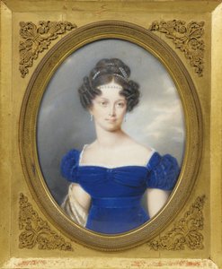 Prinzessin Henrietta von Nassau-Weilburg, die Frau von Erzherzog Karl von Österreich