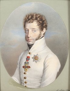 Erzherzog Ludwig Lieder Litho koloriert