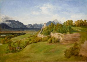 Der Mönchsberg in Salzburg mit dem Josefsturm von Friedrich Loos