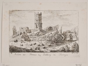 Ruinen bei Mühlberg von Friedrich Münter