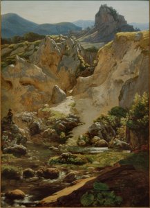 Gegend unterhalb Cervaras im Aequergebirge von Friedrich Nerly