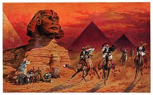 Sphinx von Gizeh, ca. 1900